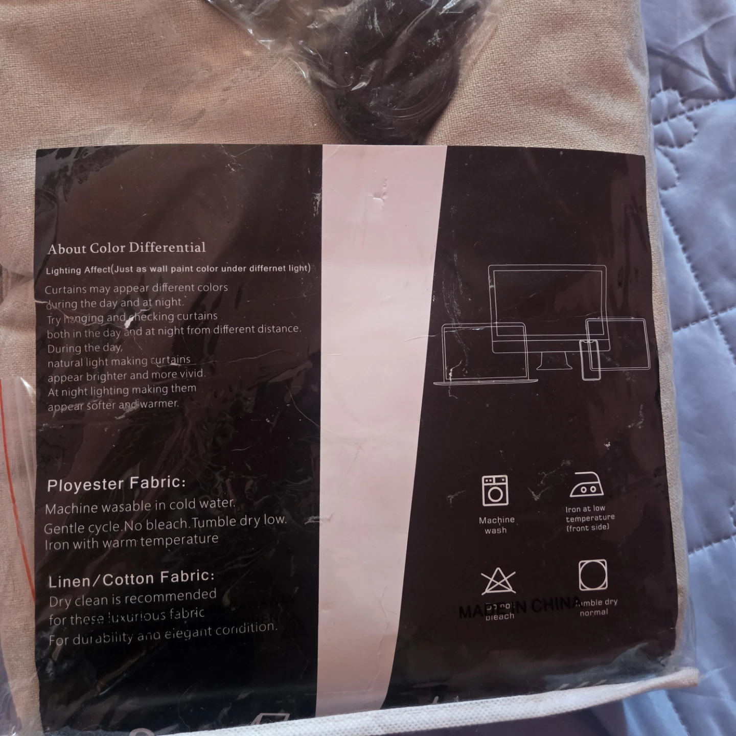 Black out new curtains - photo 2