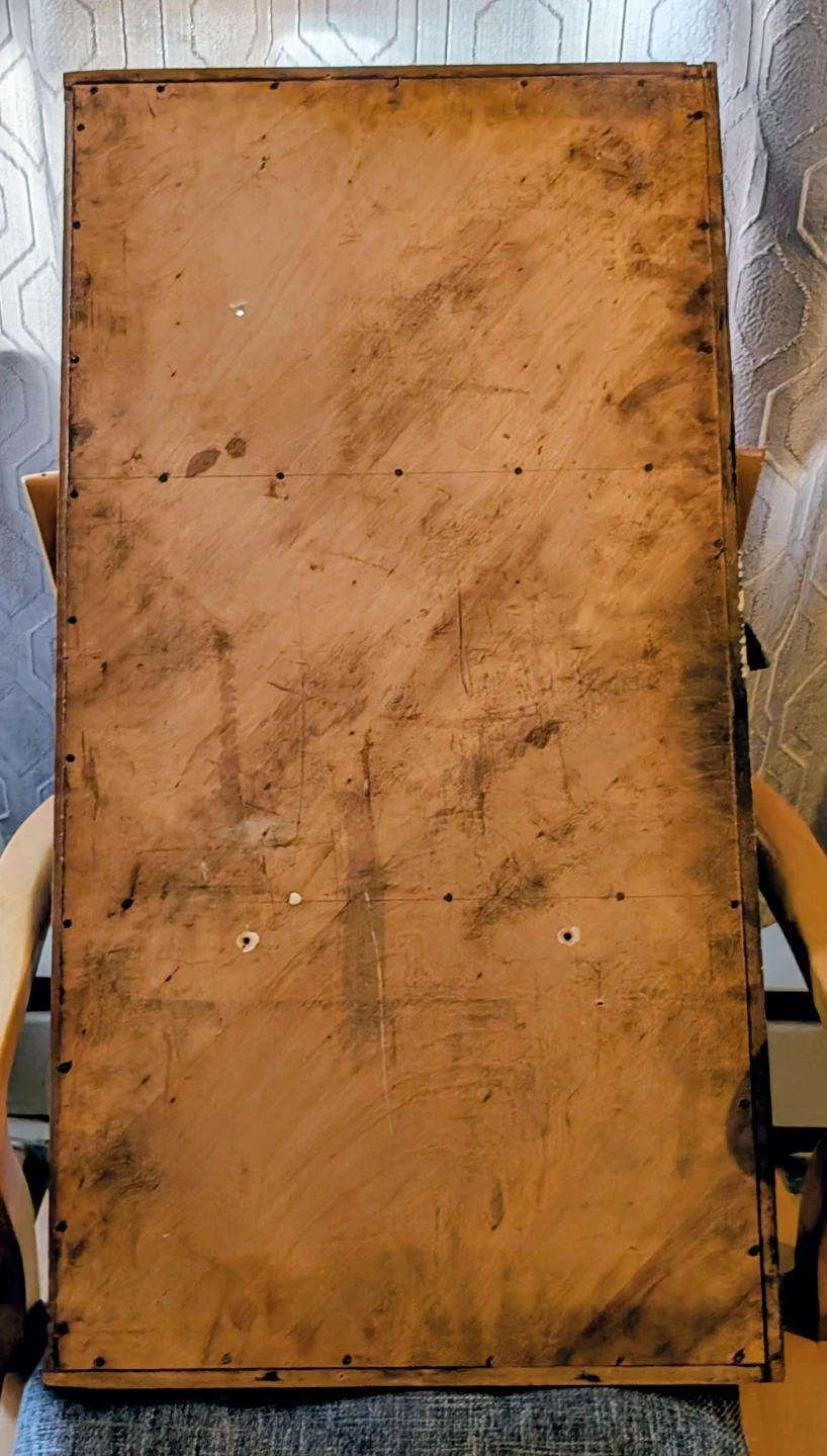 Vintage Wooden Printers Tray - 32"L  X 16.5"W X 1"D - photo 2