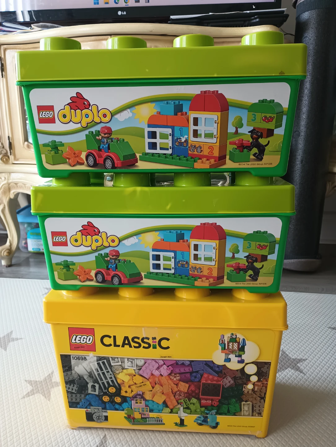 LEGO Duplo and Classic Bricks Storage Containers