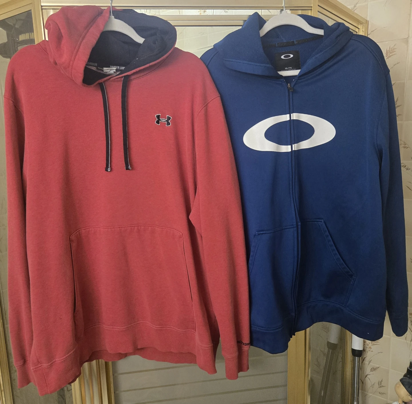 UA & Oakley Hoodies. XXL, 2XL.