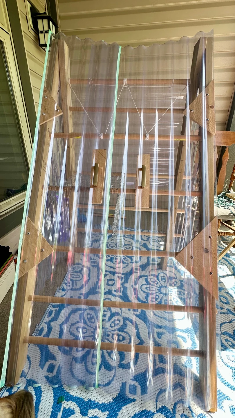 Clear Polycarbonate Greenhouse Structure