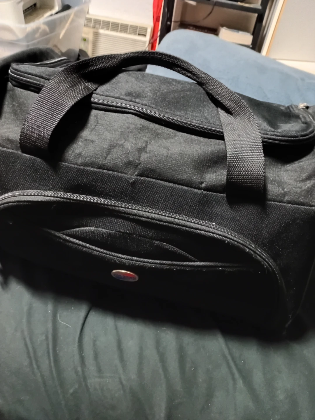 American Tourister Black Duffel Bag