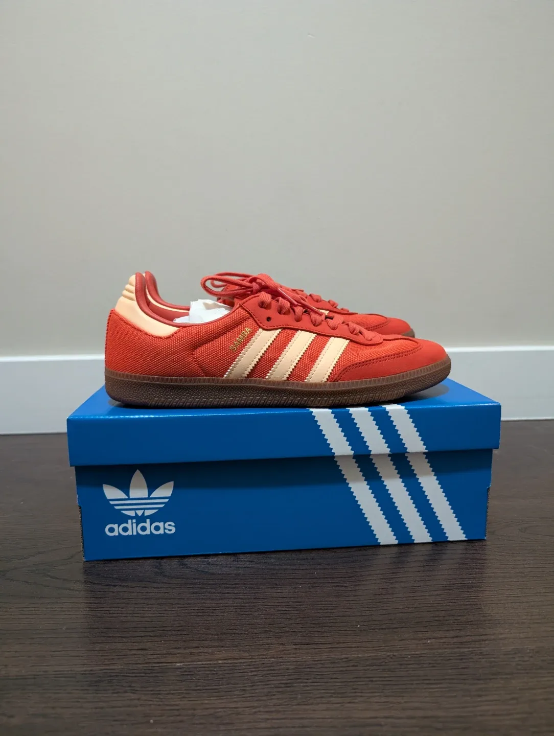 BRAND NEW Adidas Samba OG Orange, Size 8.5 - photo 5