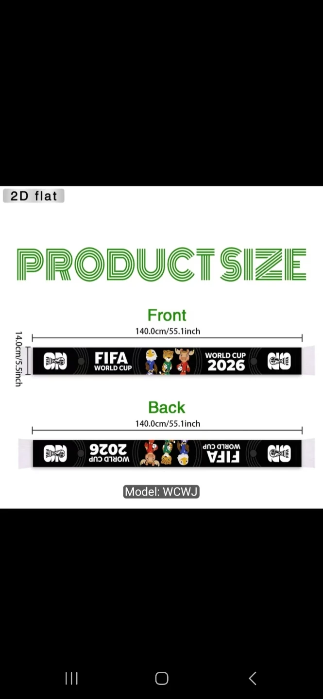 FIFA World Cup 2026 Scarf - photo 2