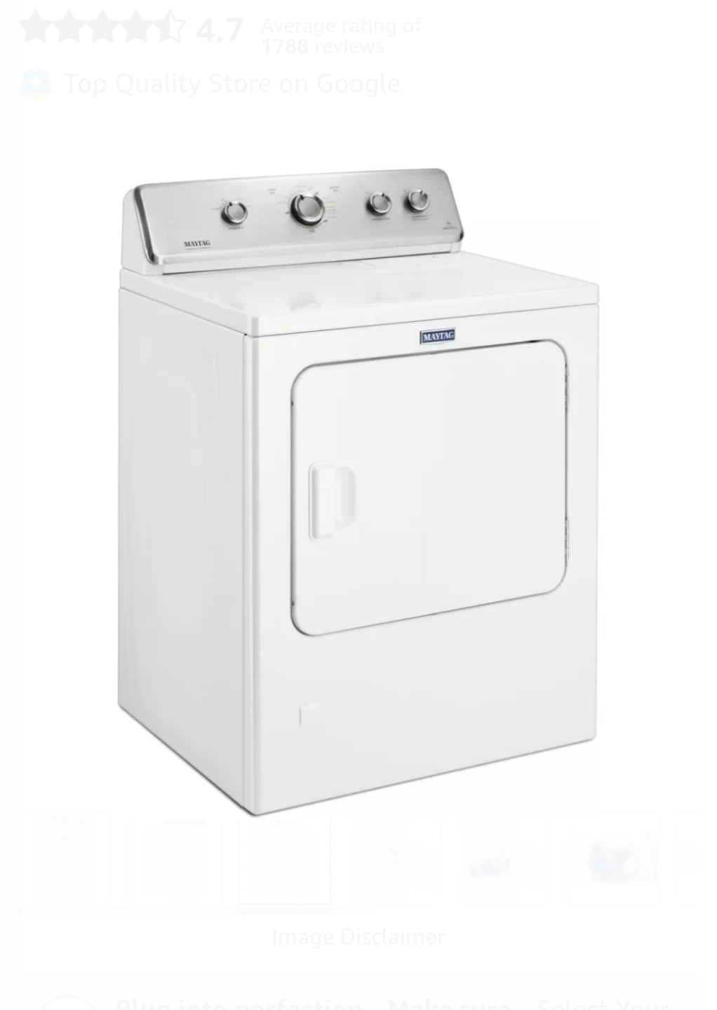 Brand New Maytag Gas Dryer - Model MGDC465HW - Sealed Box - photo 3