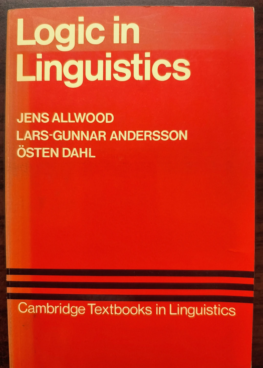 Logic in Linguistics, 1977 vintage book