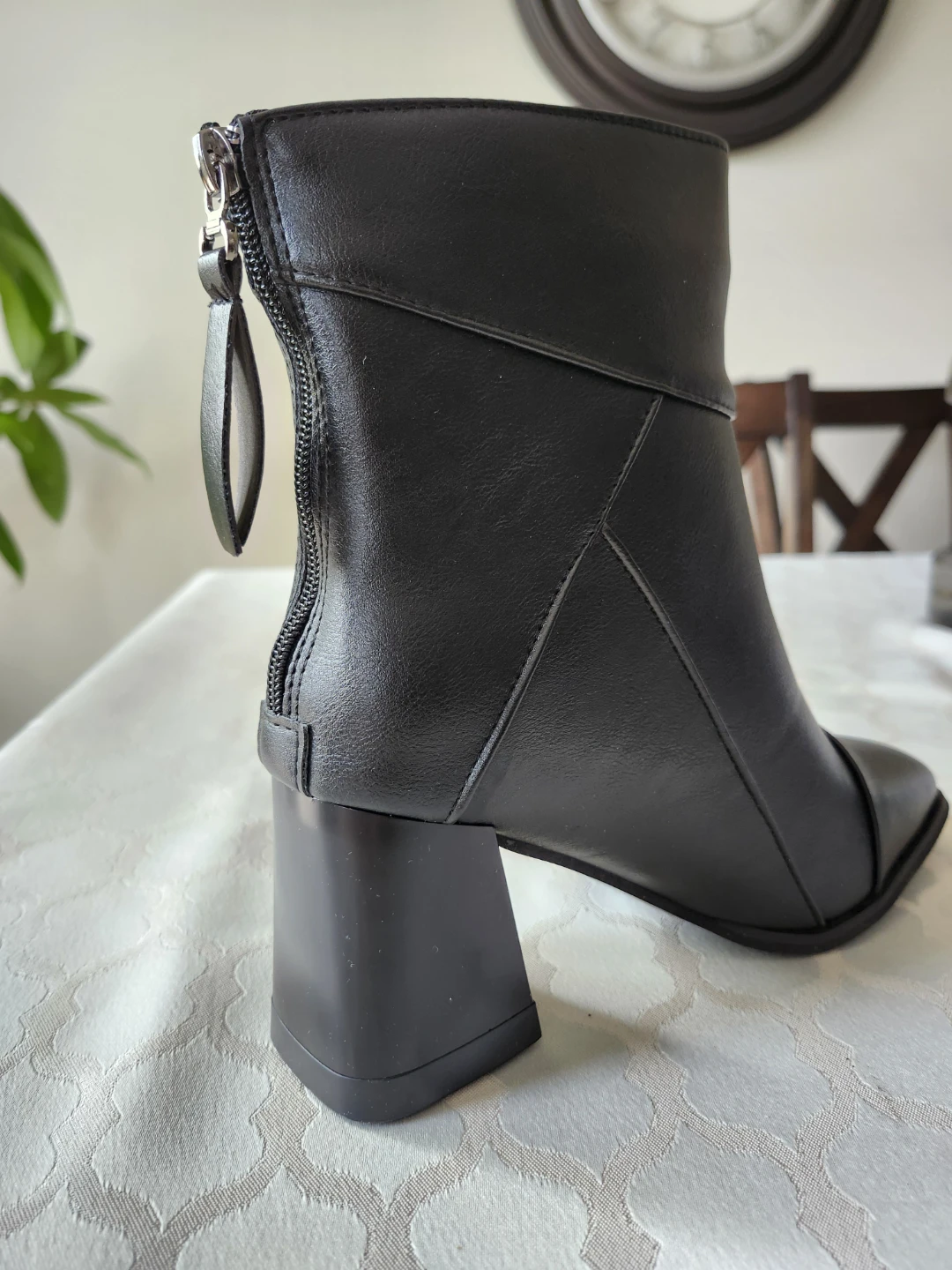 Black Heeled Ankle Boots