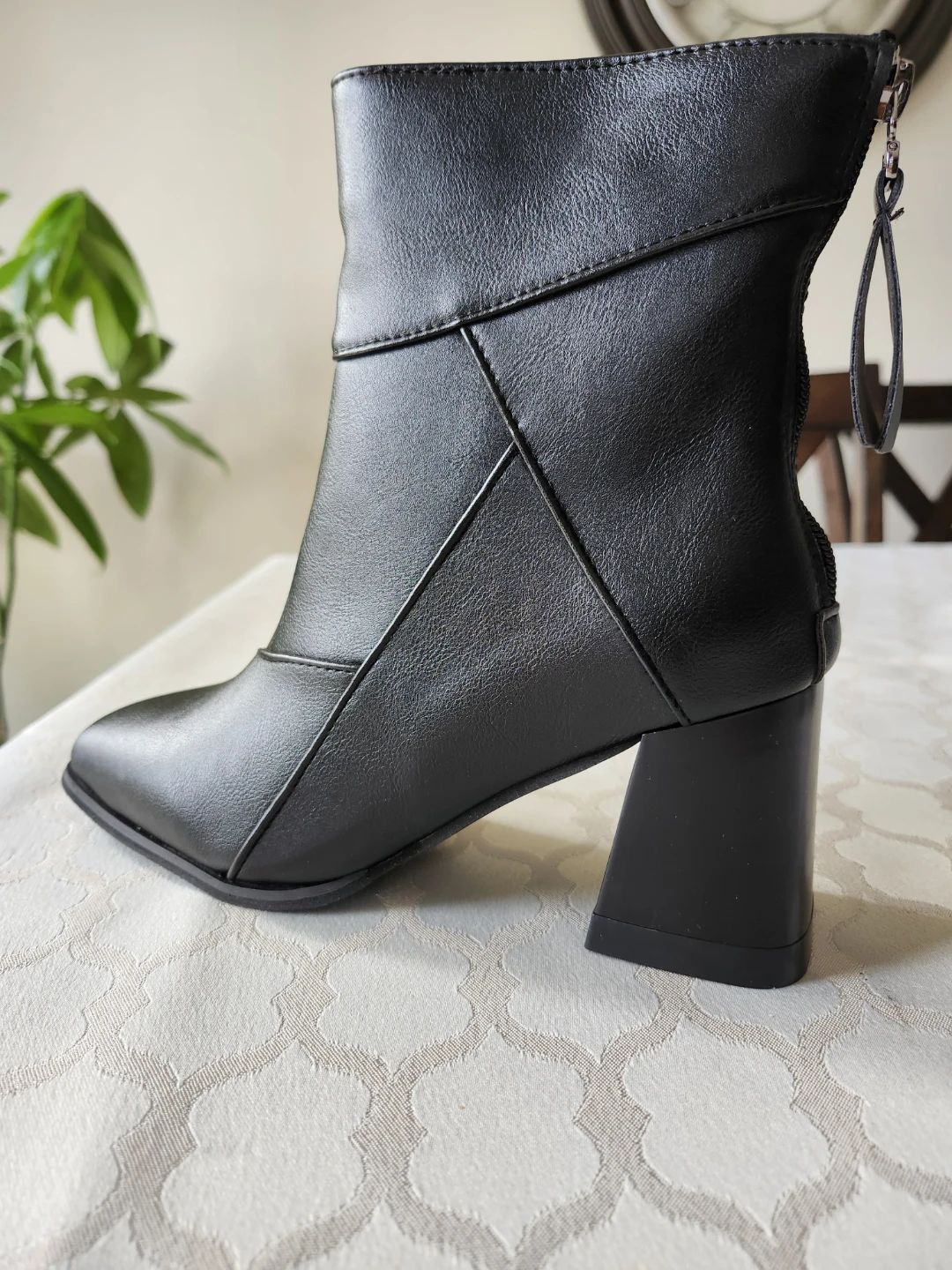 Black Heeled Ankle Boots - photo 3