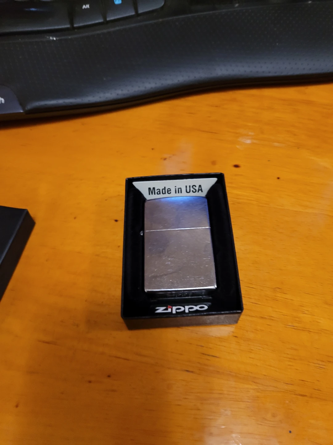 Zippo Regular Street Chrome Lighter