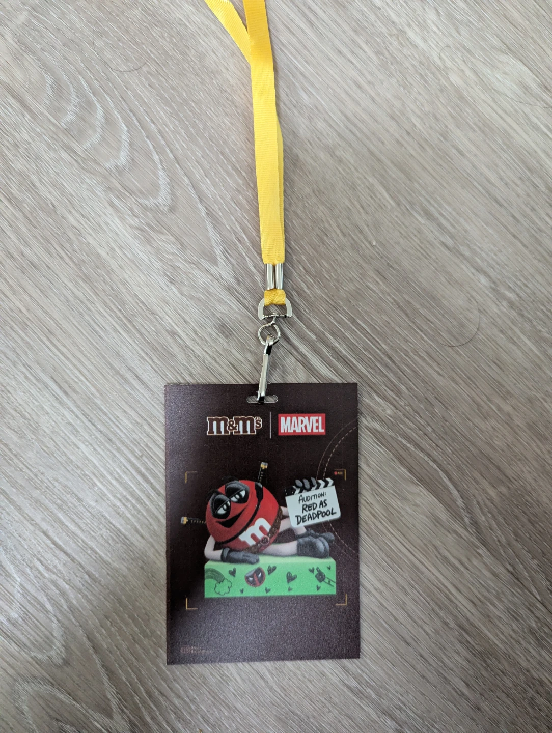 M&M's Marvel Deadpool Lanyard Card ⚽ - photo 2