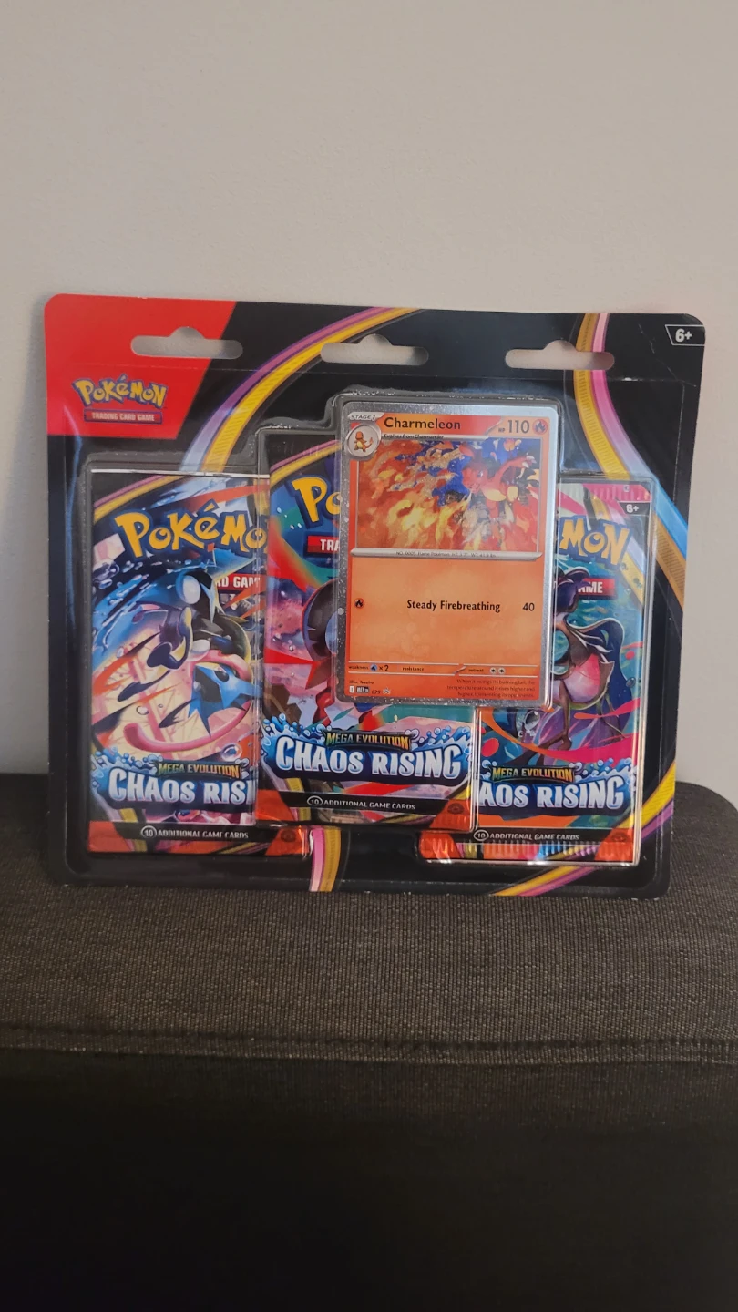 Pokemon Chaos Rising 3 pack blister