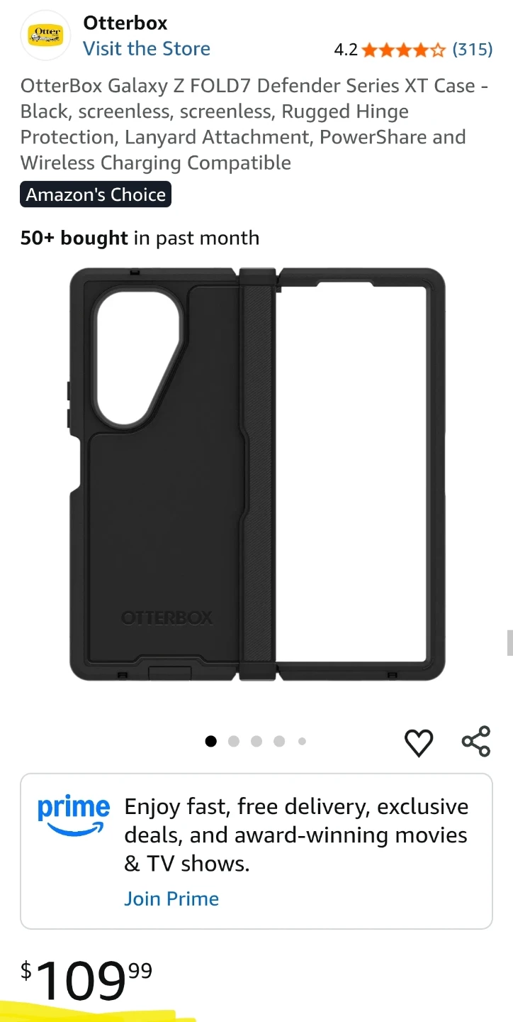 OtterBox Galaxy Z Fold7 Defender Series XT Case - photo 4