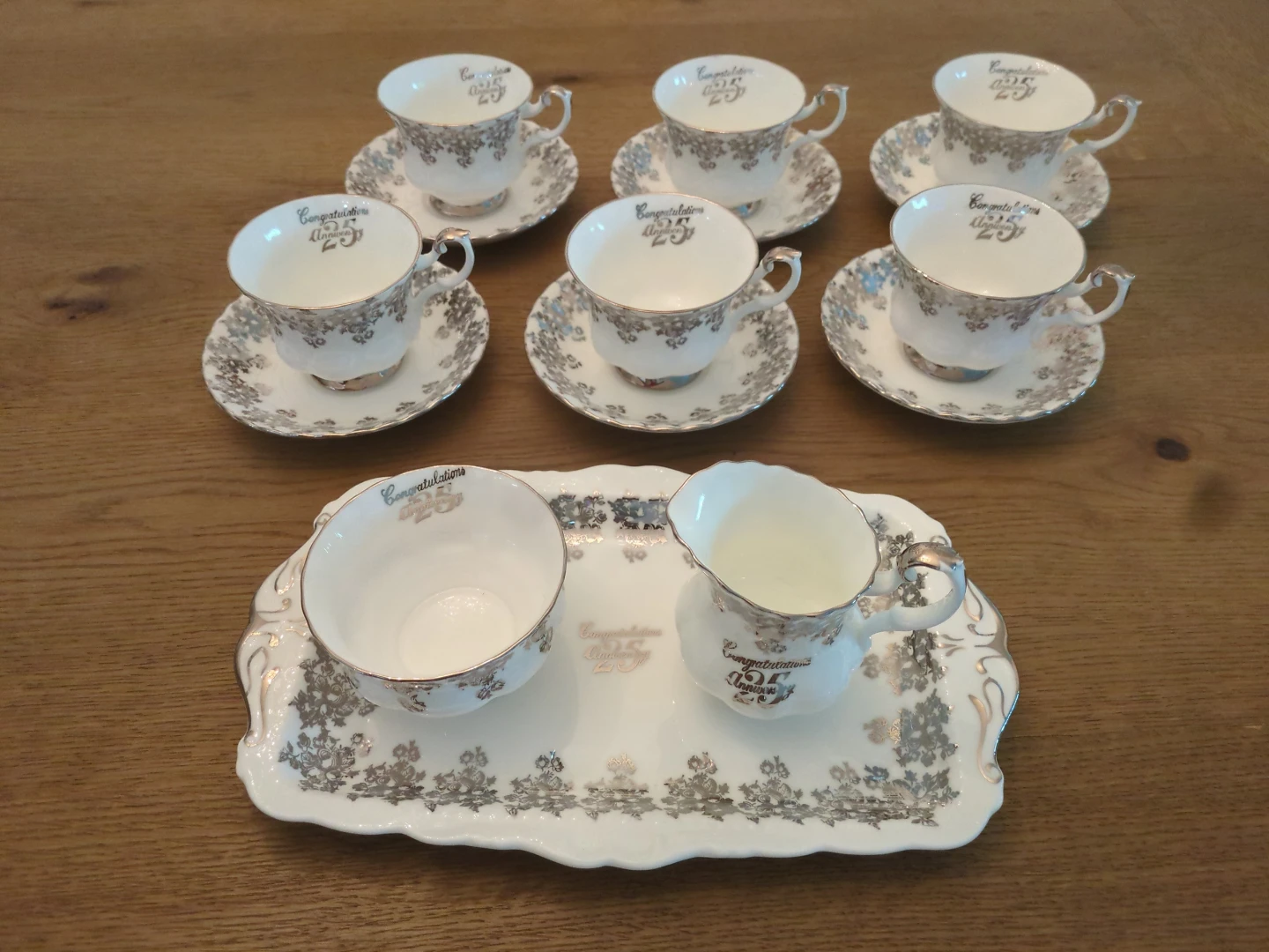 Royal Albert Bone China Tea set 25th Anniversary