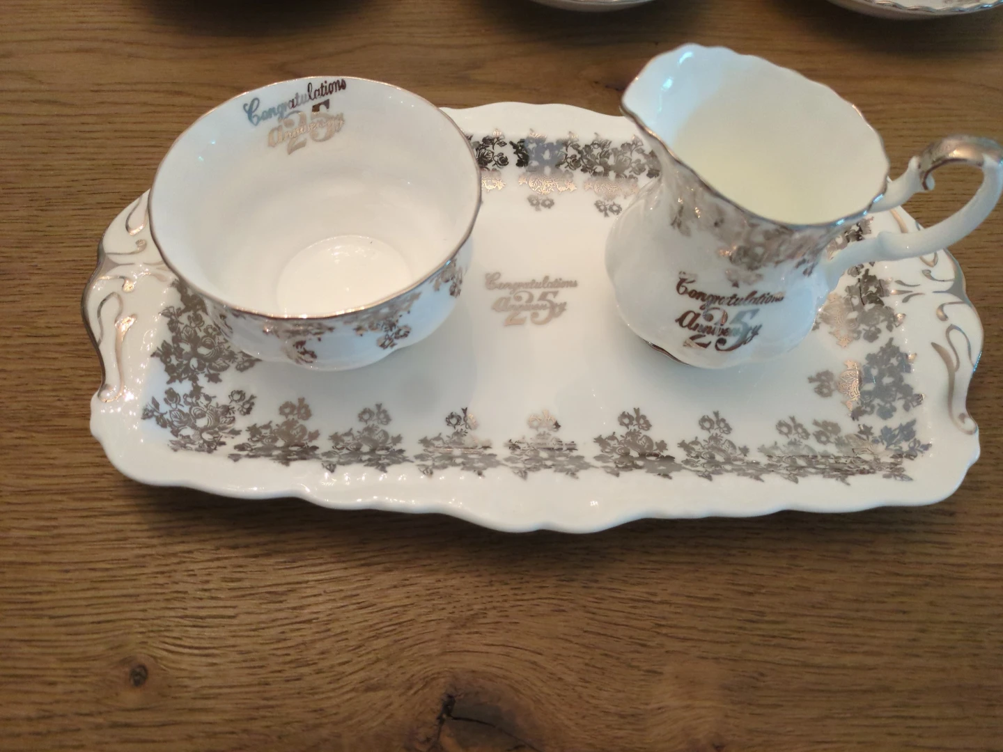 Royal Albert Bone China Tea set 25th Anniversary - photo 2