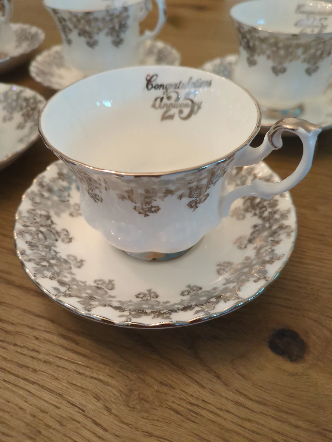 Royal Albert Bone China Tea set 25th Anniversary - photo 4