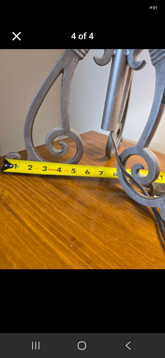 Table Lamp with Scrollwork Base - photo 4