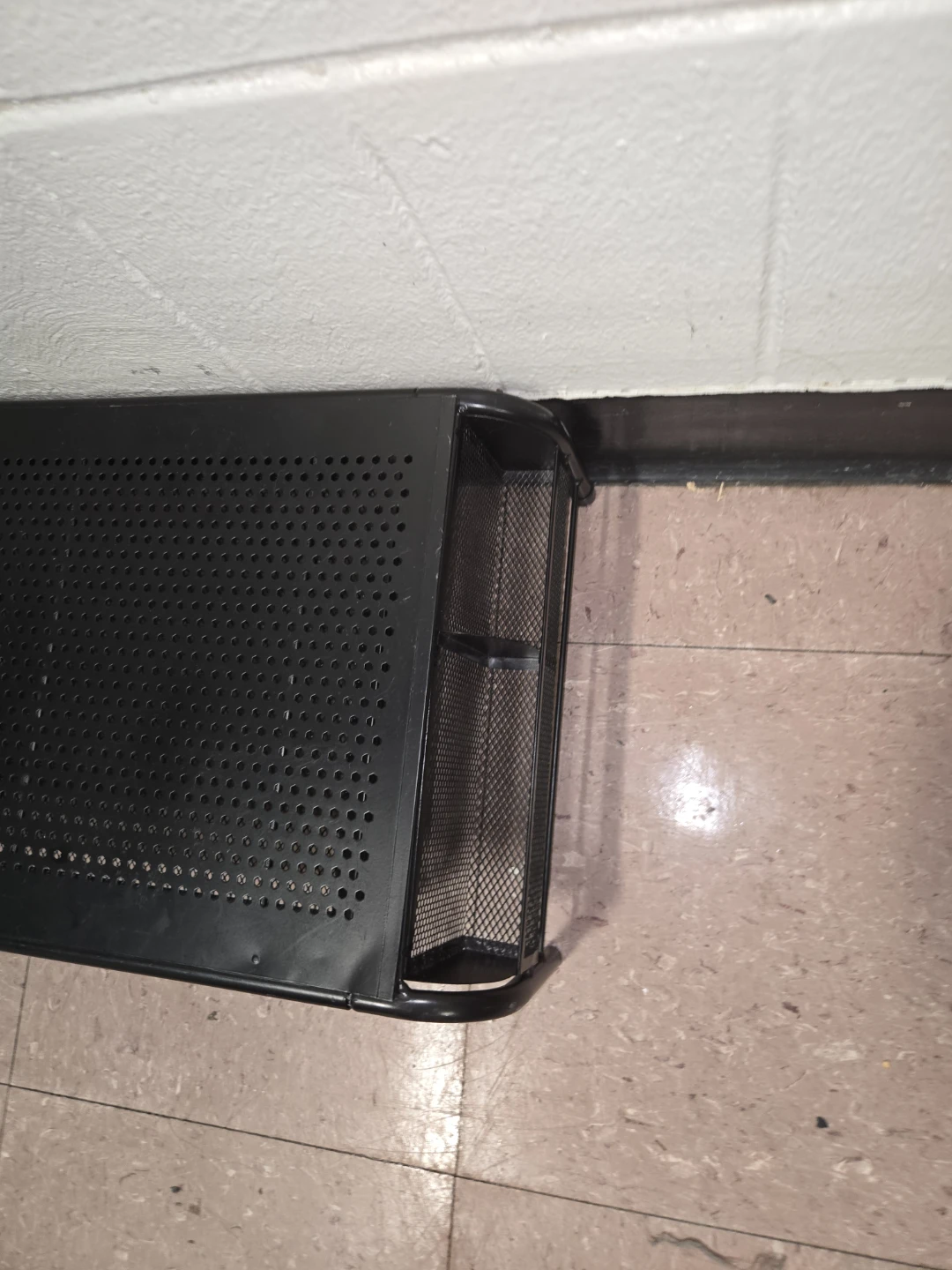 Lorell Metal Mesh Monitor Stand with Storage Drawer - photo 3