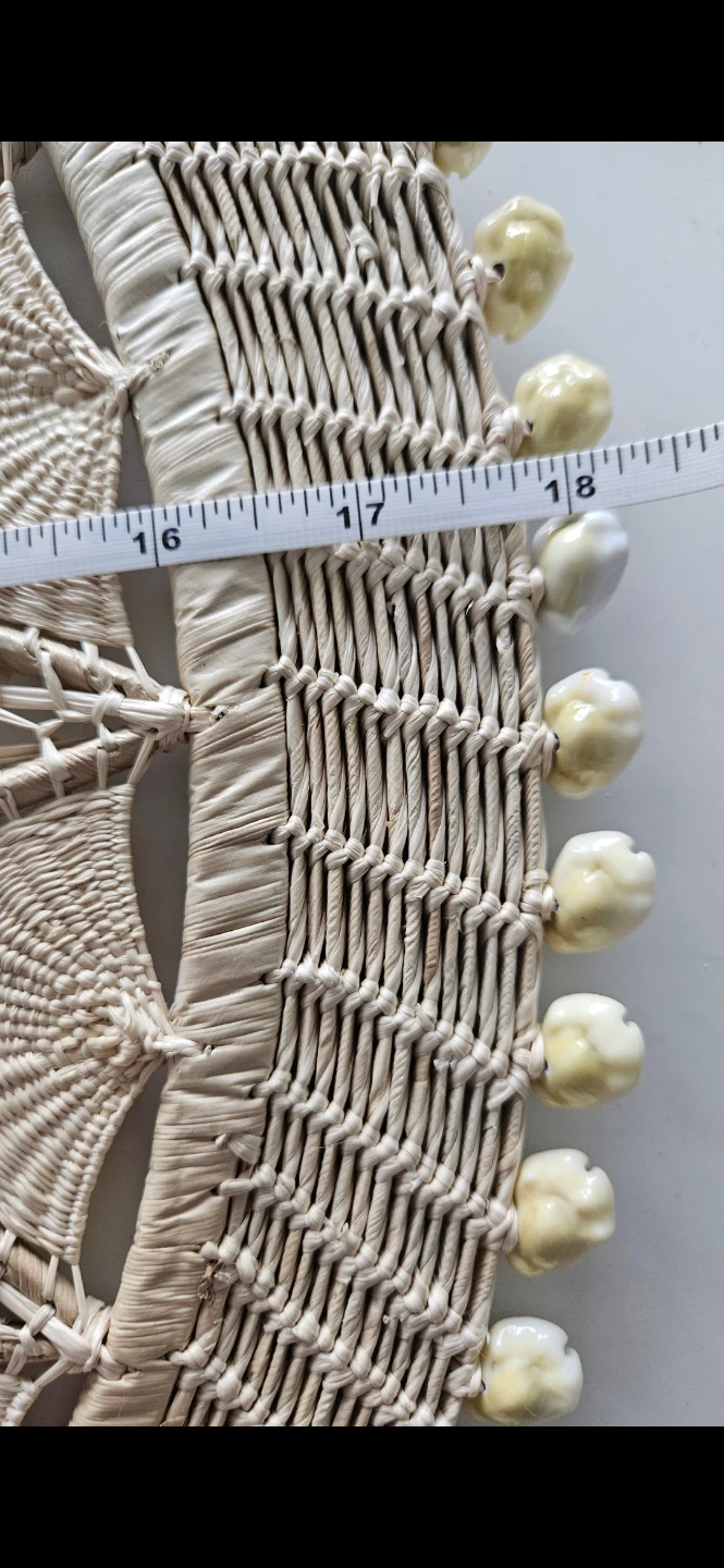 Beautiful Woven Wall Decor from Fiji / Kiribati - 20" Diameter - photo 3