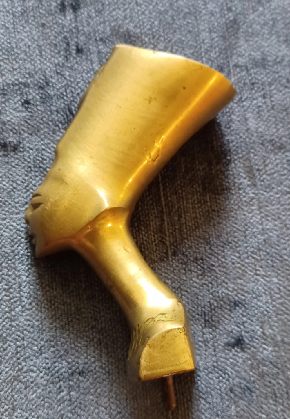 Brass Nefertiti Bust Figurine - photo 3