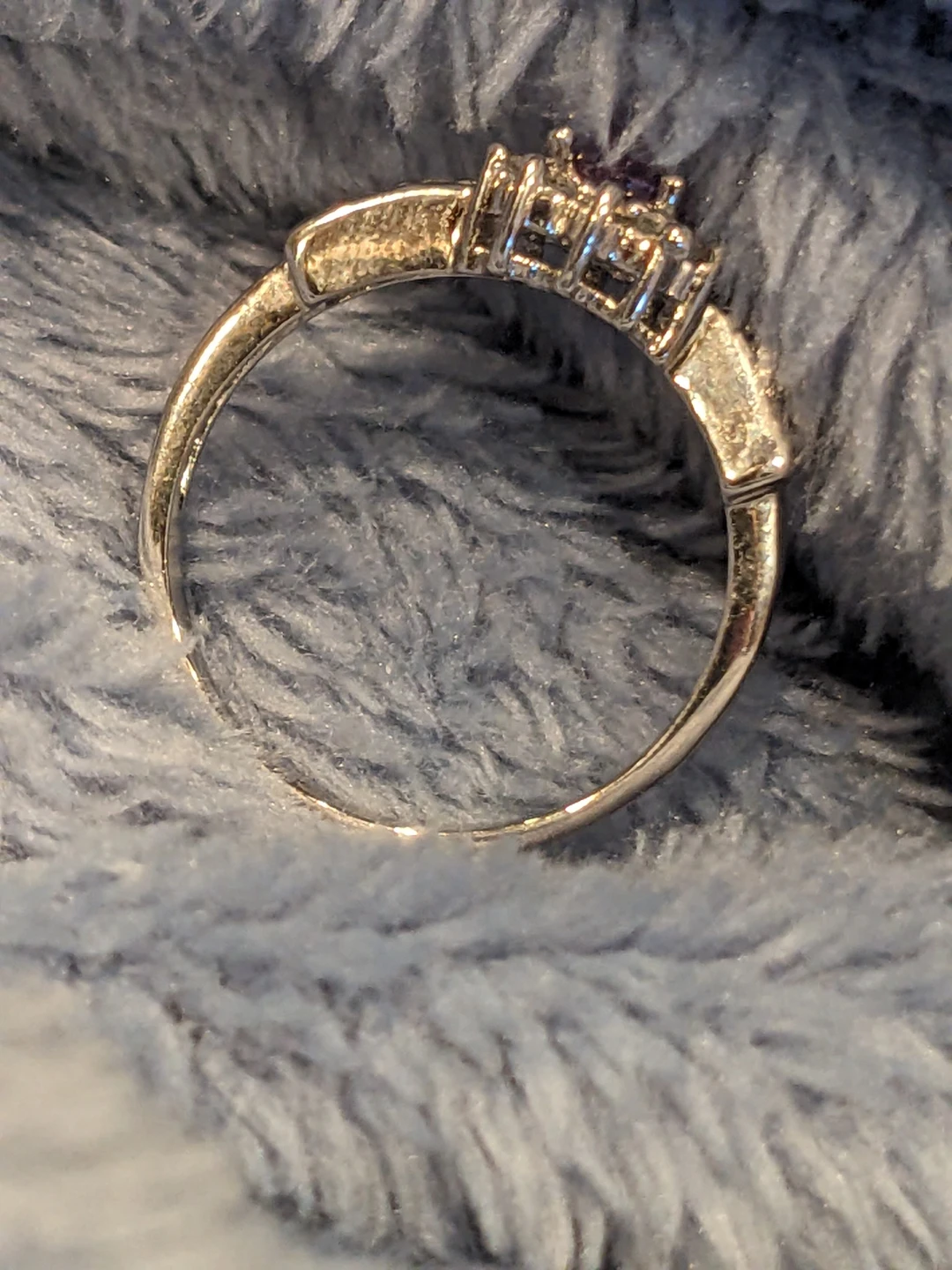 Size 7 18K Gold Plated Ring - photo 2