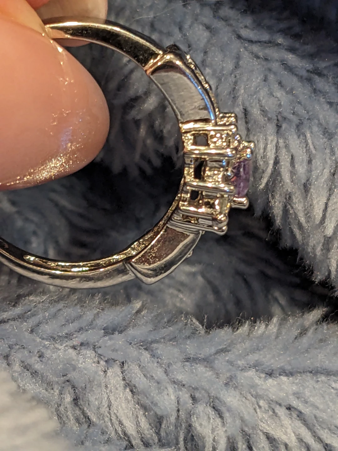 Size 7 18K Gold Plated Ring - photo 3
