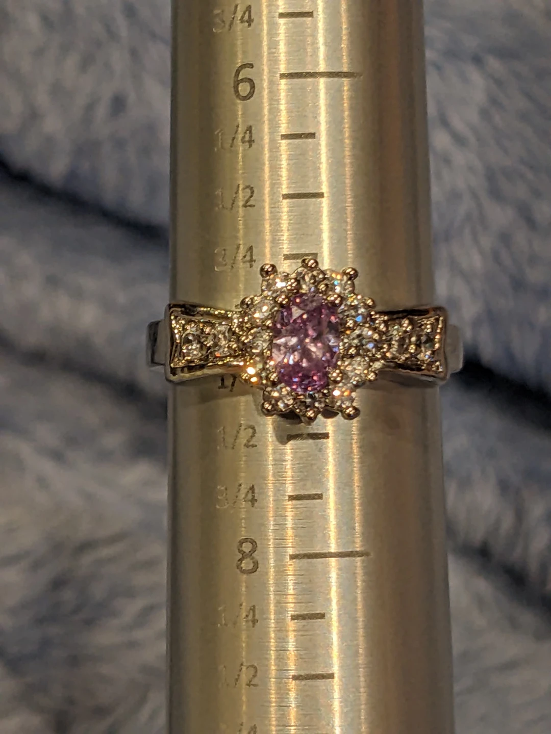 Size 7 18K Gold Plated Ring - photo 4