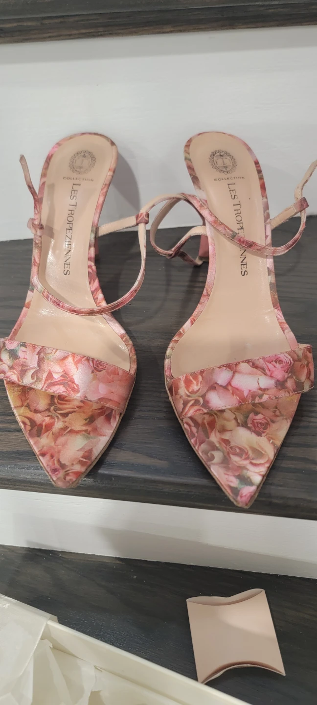 Les Tropeziennes floral heeled sandals