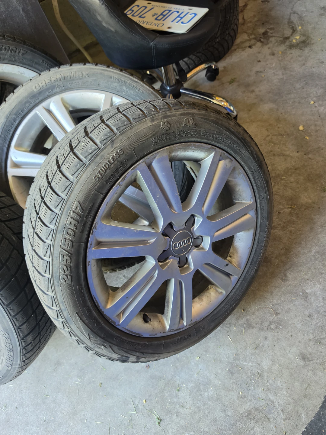 17" OEM Audi Wheels w/ Green-Max Winter Tires (225/50R17) - photo 2