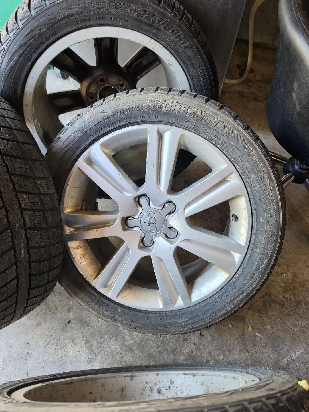 17" OEM Audi Wheels w/ Green-Max Winter Tires (225/50R17) - photo 3