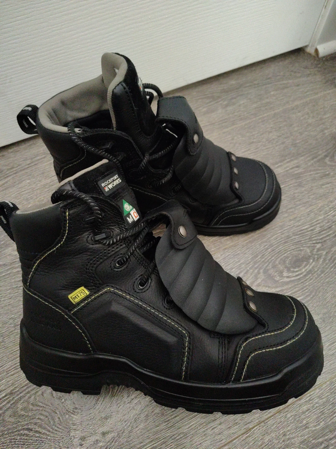 Rockport Works Black Leather Safety Boots - photo 2