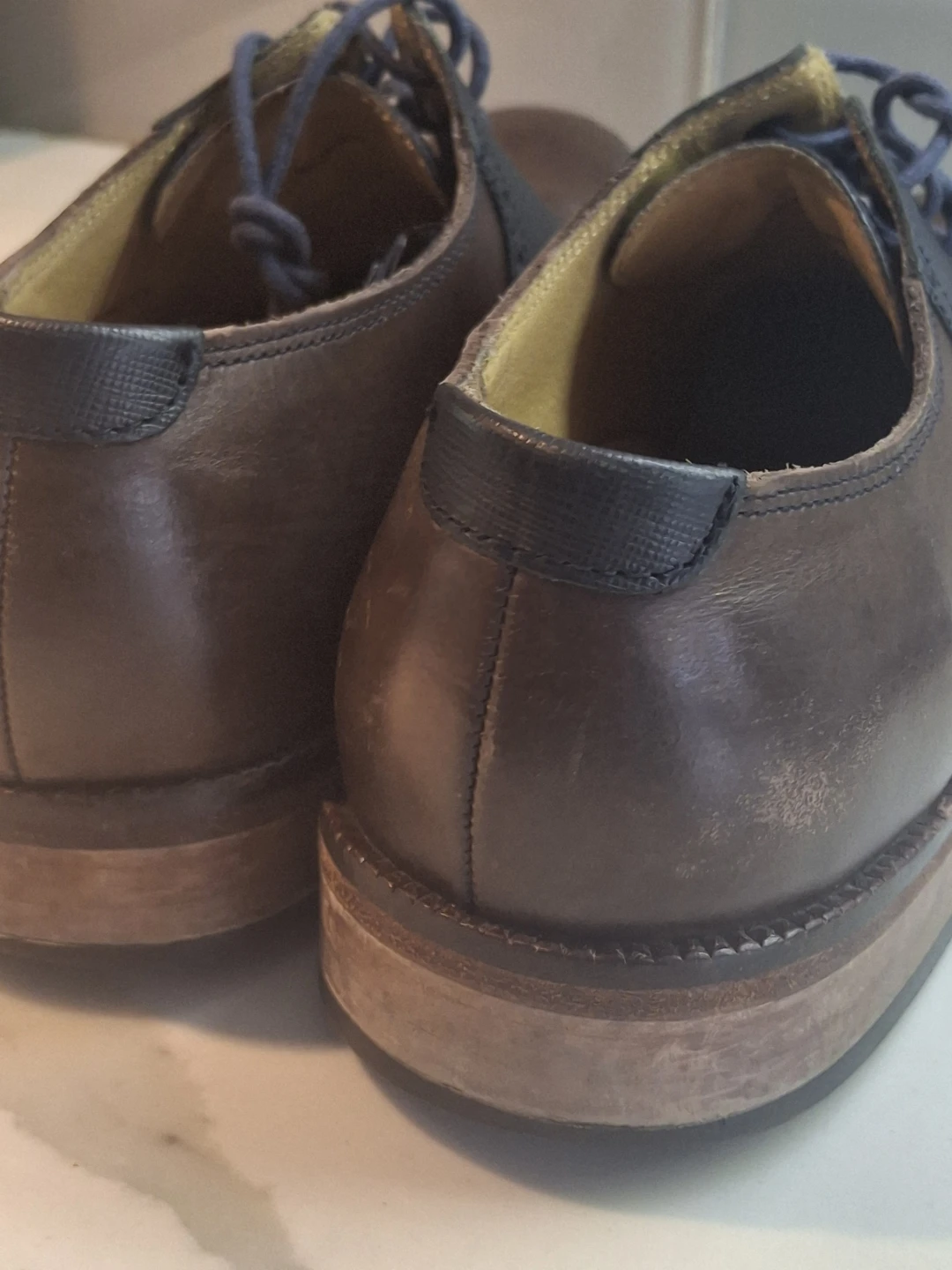 Cole Haan Men's Saddle Shoes Brown/Navy Size 7.5 - photo 4