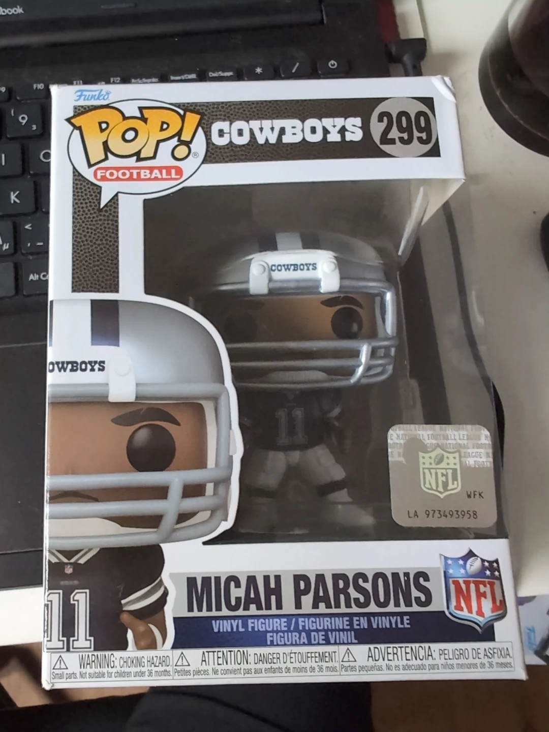 Funko Pop! Cowboys Micah Parsons 299 Vinyl Figure