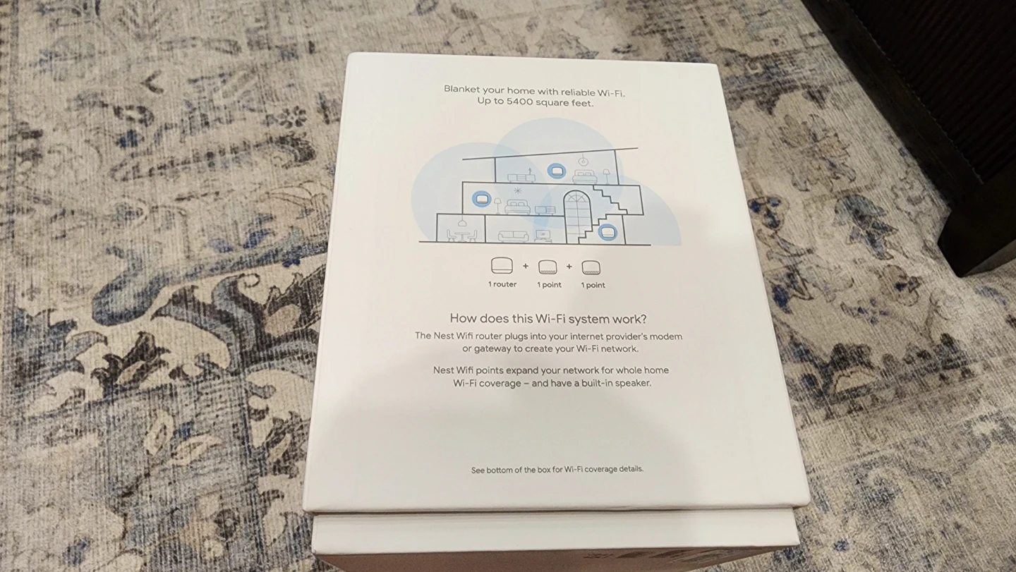 Google Nest Wifi Router and 2 Points (Snow) - photo 4