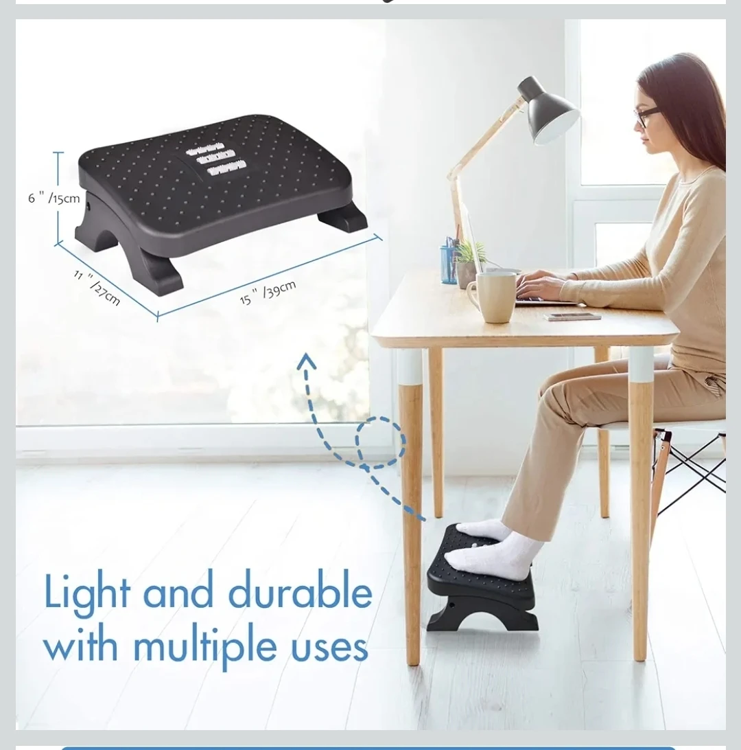 NEW Foot Rest with Message Rolls for Students Adults Home Office - photo 3