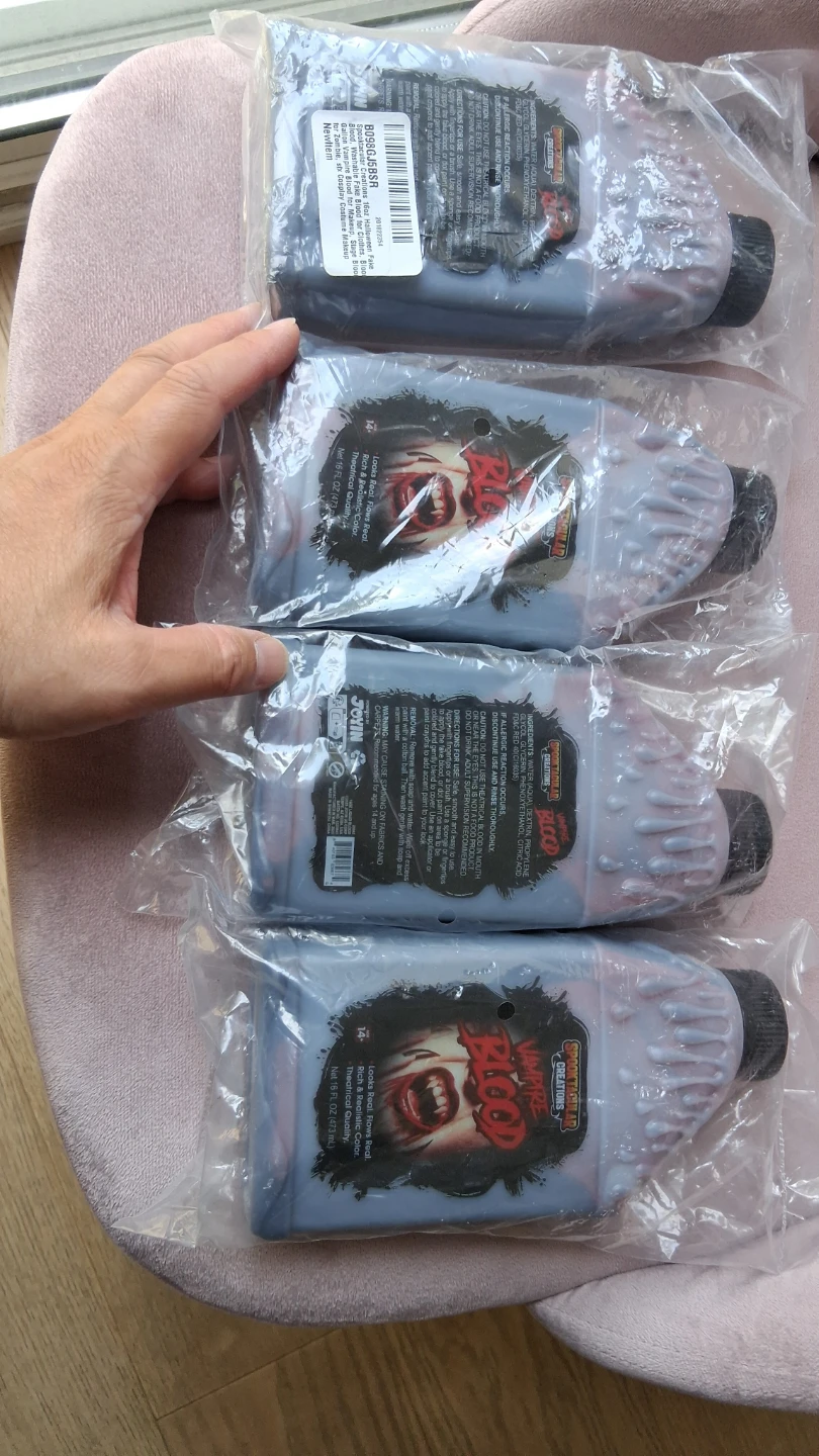 NEW Fake Blood movies filming 16oz 473ml theatre make up video - photo 2