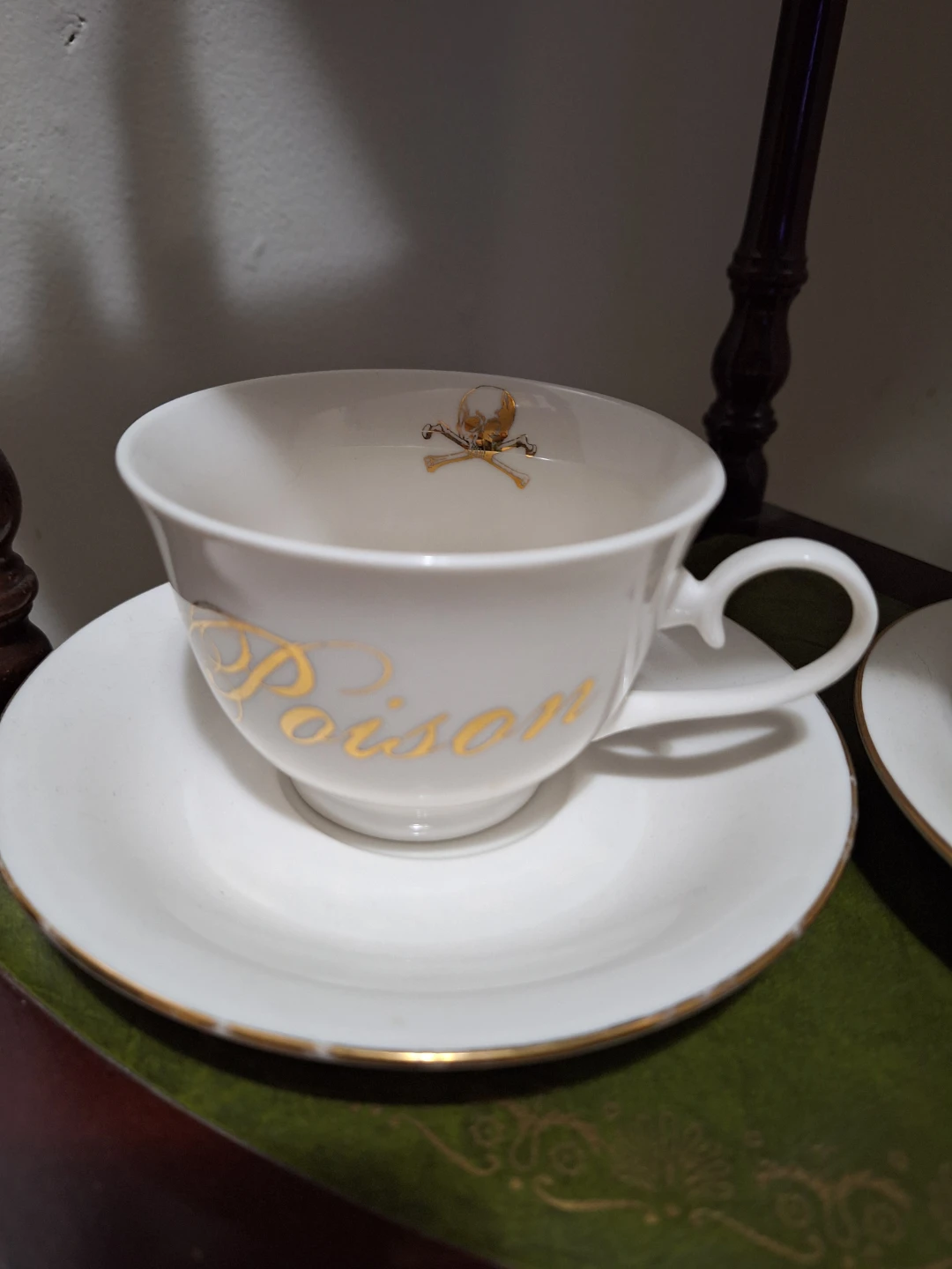 Abbott Poison & Arsenic Teacups with Saucers (Set of 2) - photo 3