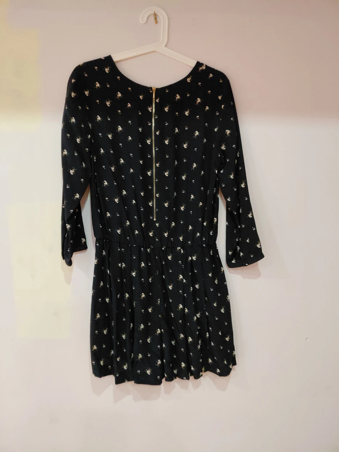 Club Monaco Black Floral Dress Size 4 - photo 2