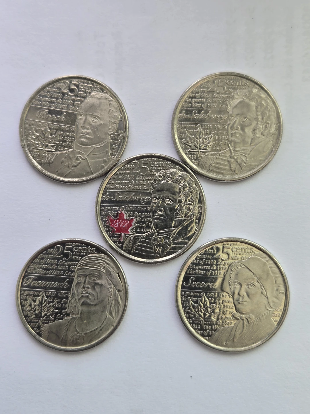 Canadian 25 Cent Coins - Historical Figures - photo 2
