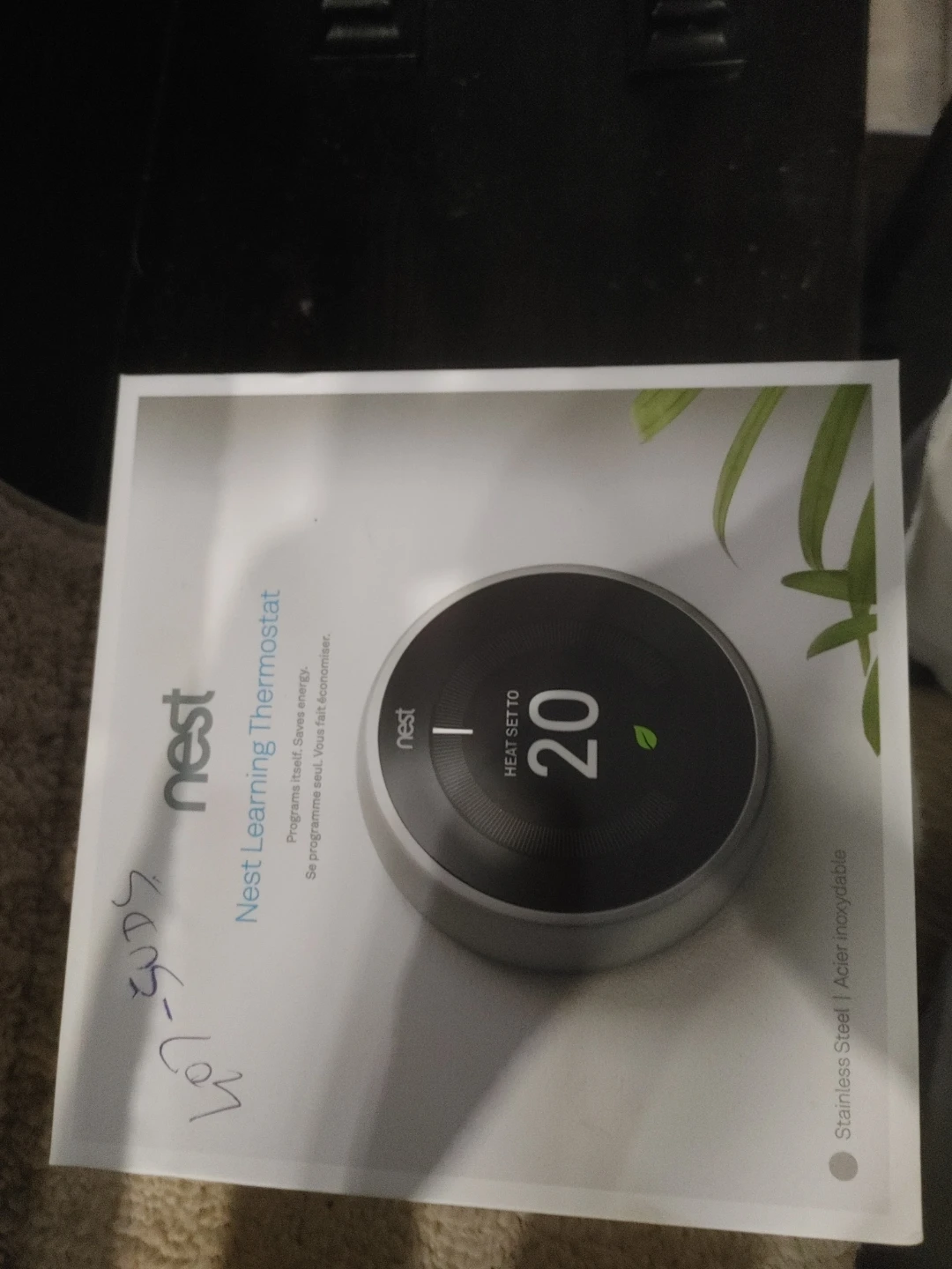 Nest Learning Thermostat Stainless Steel - photo 3