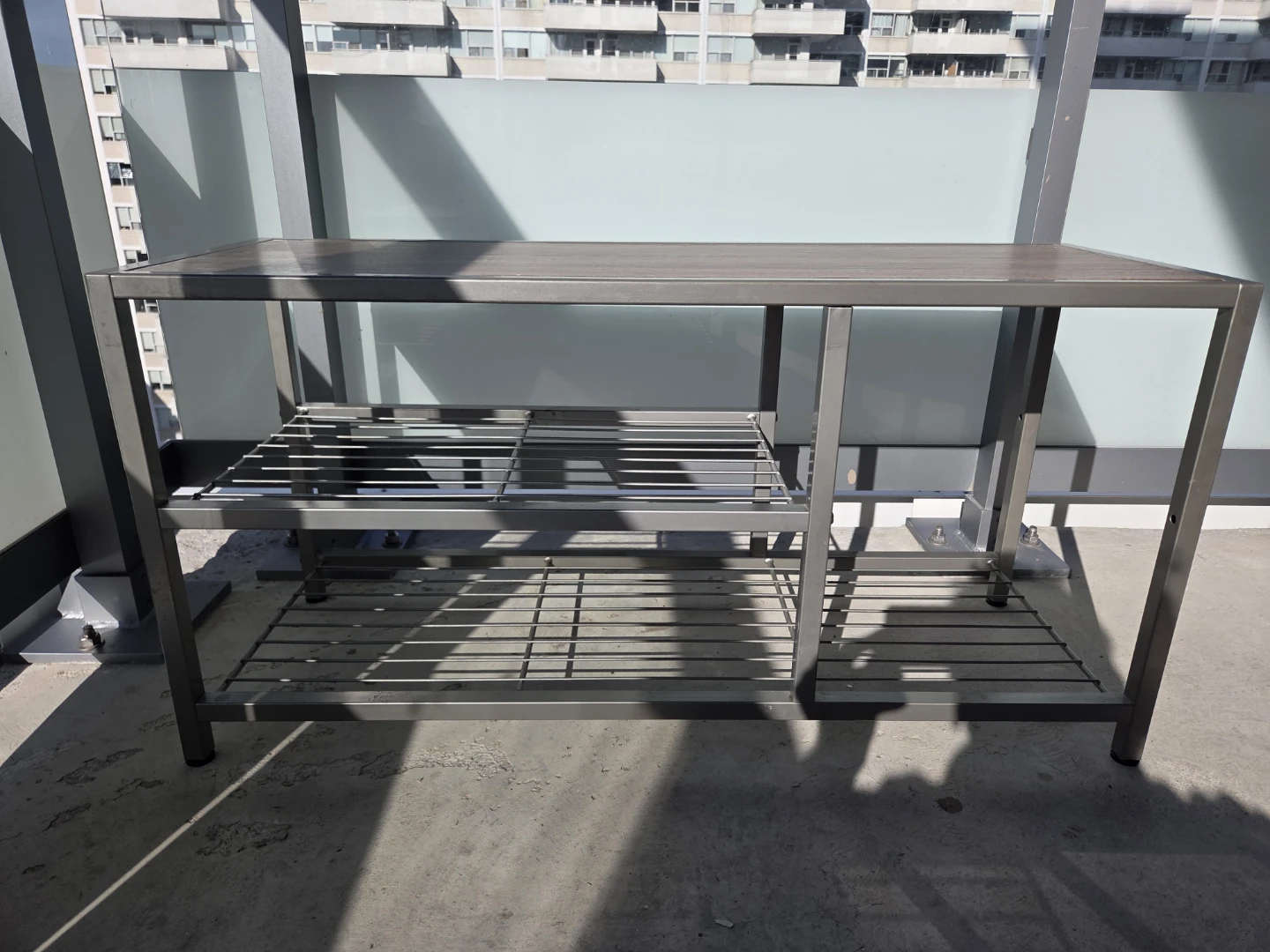 Two-Tiered Shoe Rack Bench - photo 3