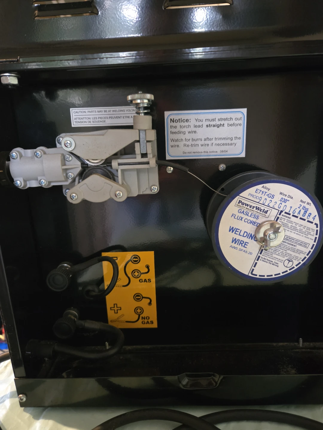 Power Fist MIG 136 Welder With 2 Welding Sheild Helmets - photo 5