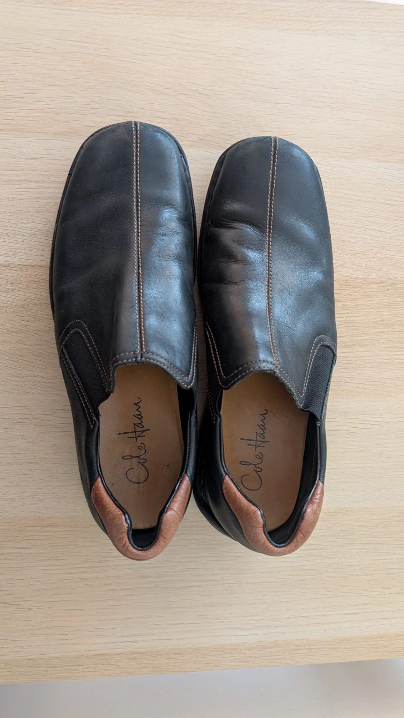 Cole Haan black leather dress shoes US9.5 - photo 2