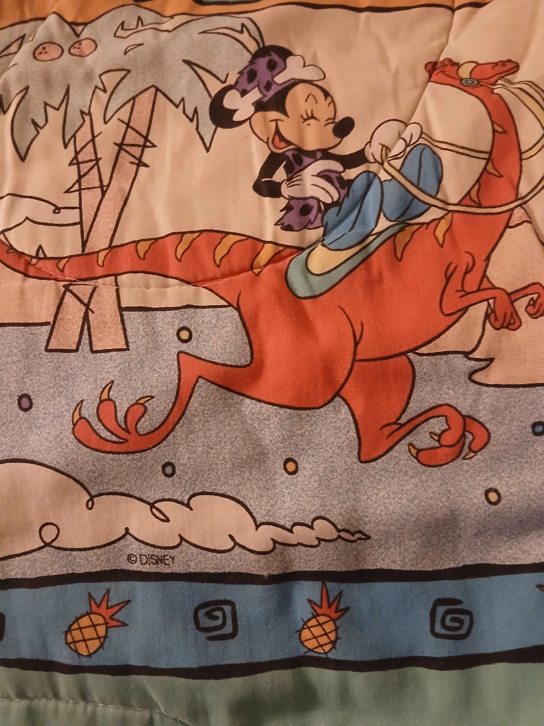 Disney Mickey Mouse Dinosaur Print Comforter