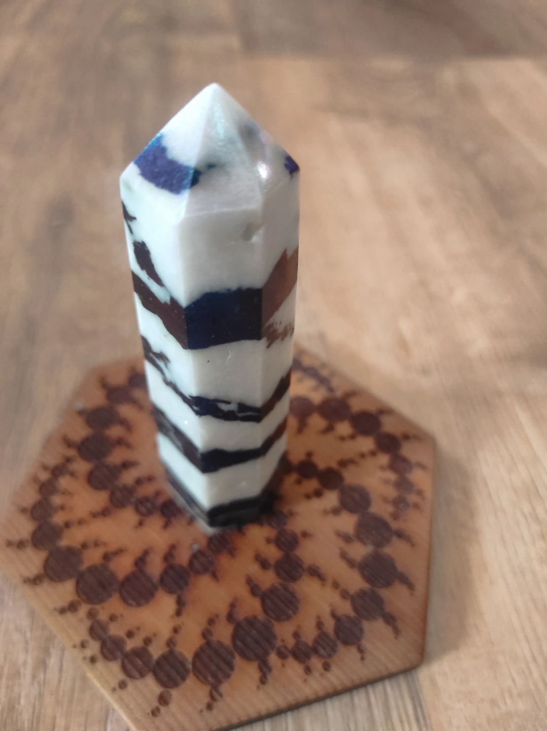 Aqua Aura Agate Tower - photo 2