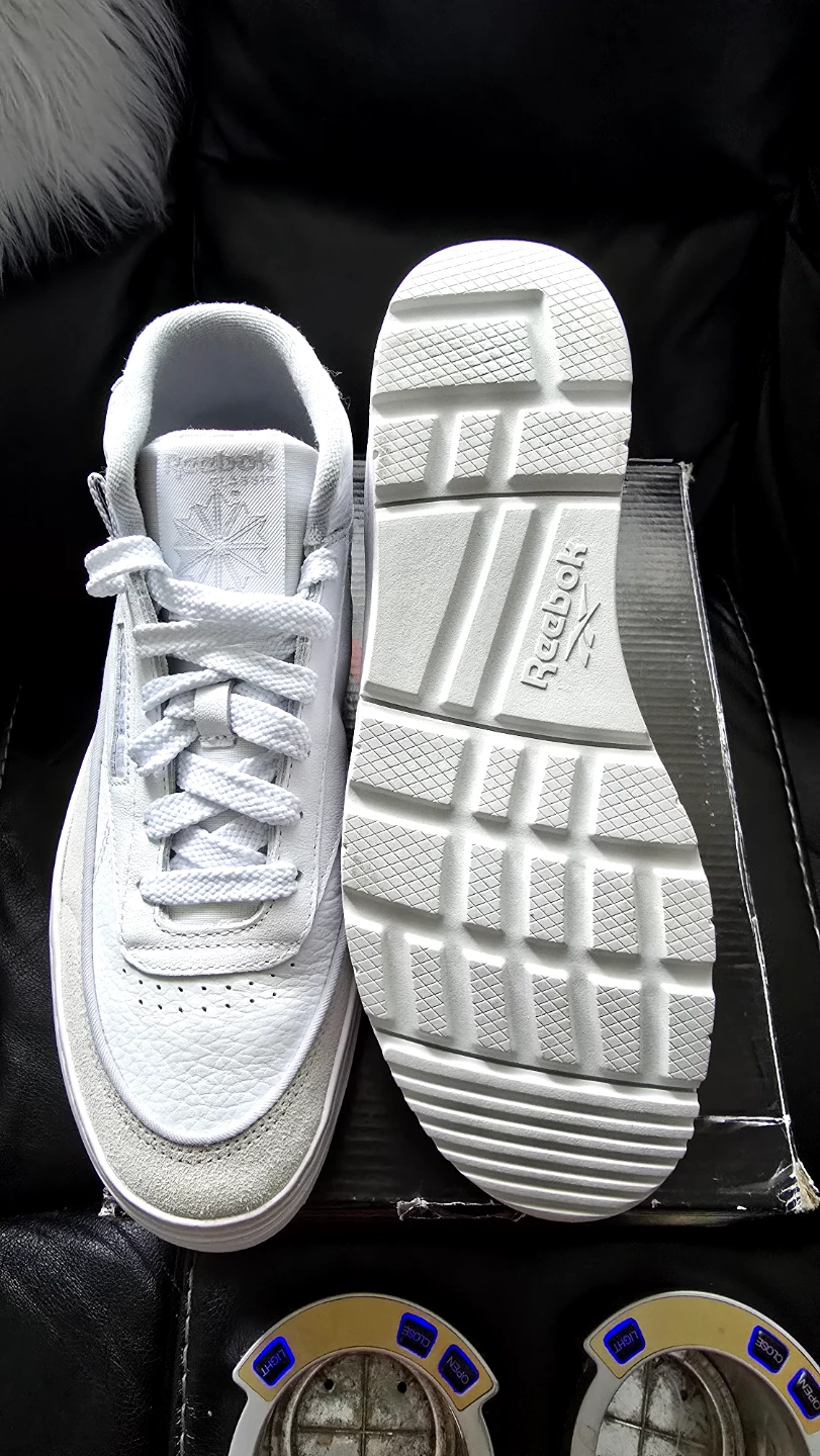 Brand new Reebok All White Leather women shoes sale - photo 4