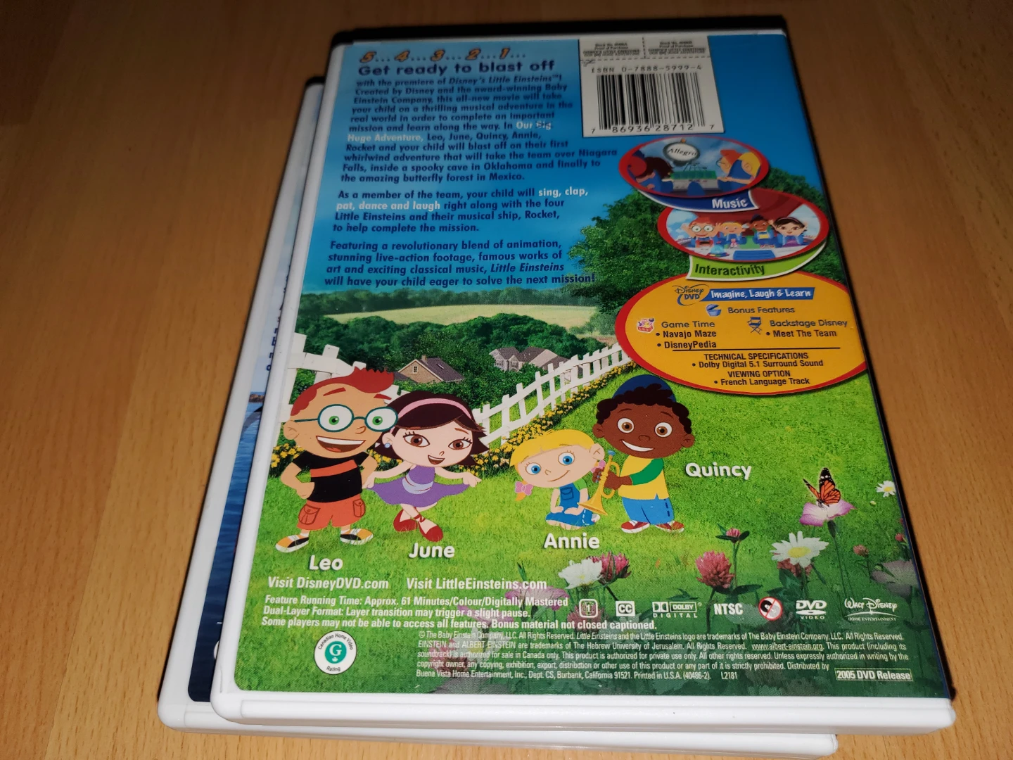 (All 3 for $10) 3 Disney's Little Einsteins DVDs - photo 4