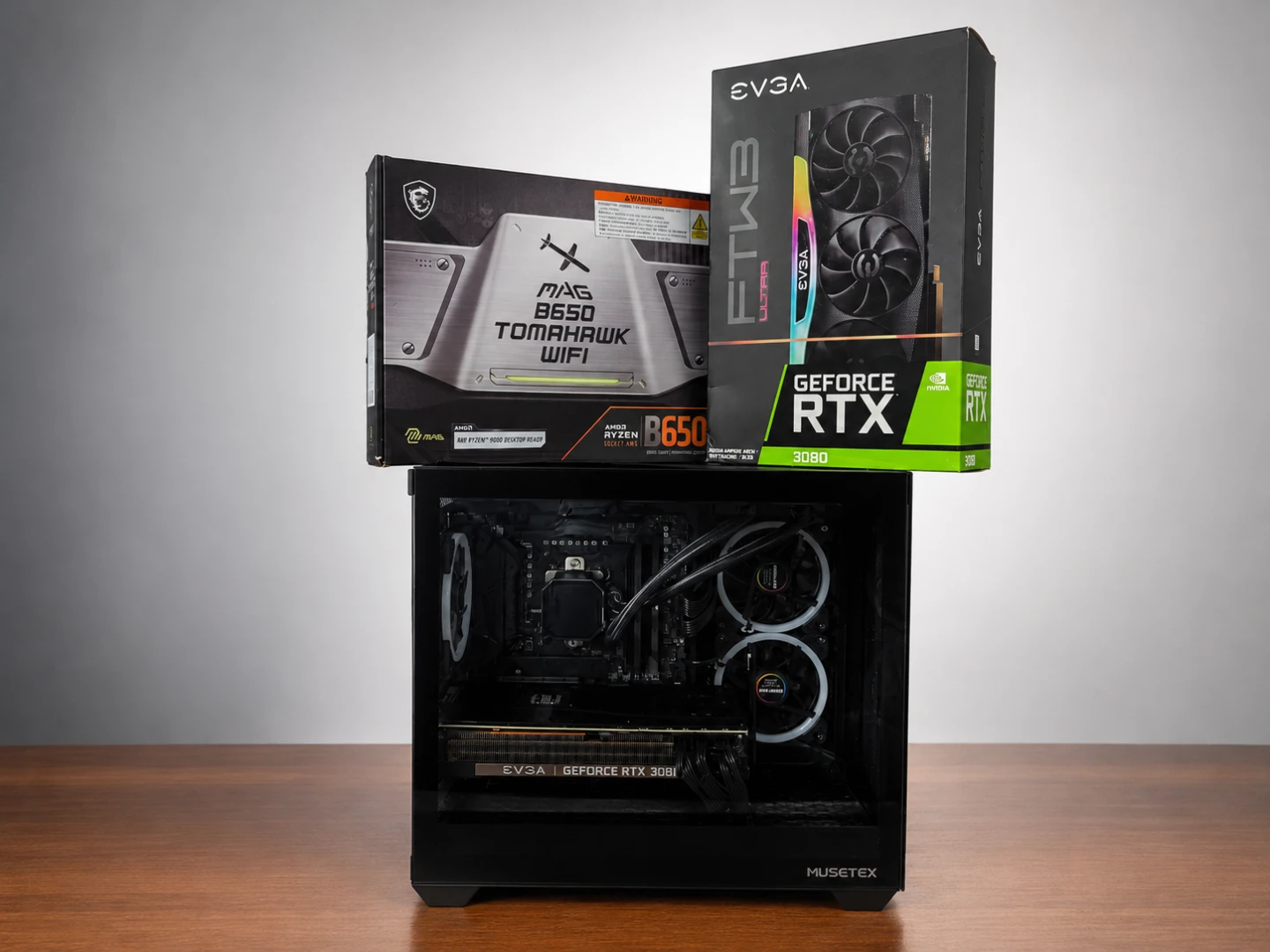 RTX 3080 FTW3 Gaming PC | Ryzen 5 7600X | AM5 DDR5 | WiFi - photo 3