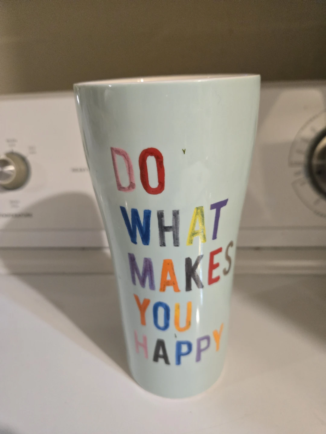 ⚽ Light Blue "Do What Makes You Happy" Tumbler