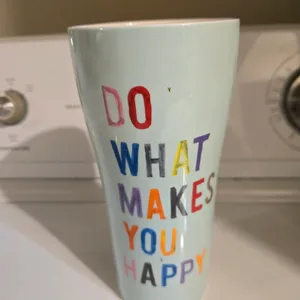 ⚽ Light Blue "Do What Makes You Happy" Tumbler