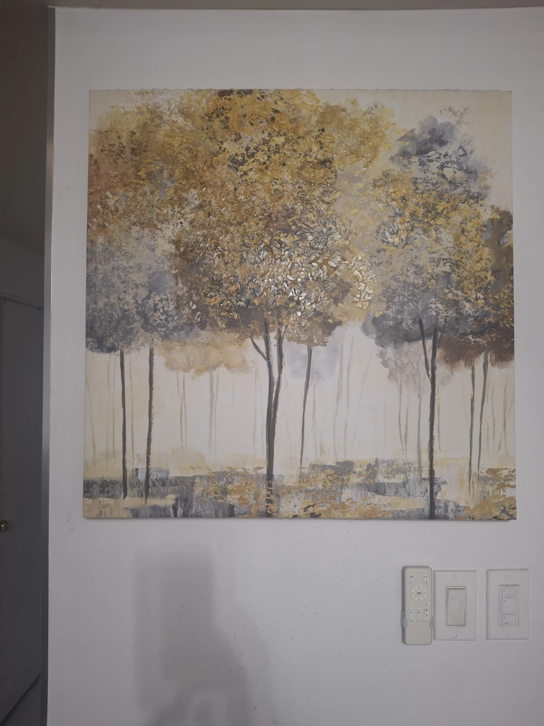 Abstract Trees Wall Art Painting